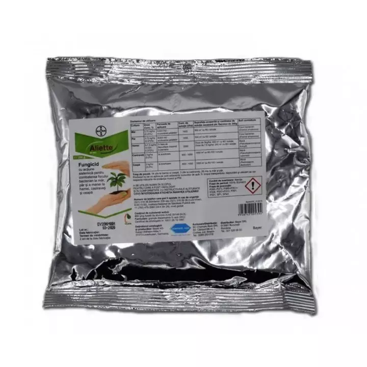 Aliette 80 WG 200 g – fungicid sistemic cu Fosetil-Aluminiu pentru combaterea manei la viță-de-vie și legume