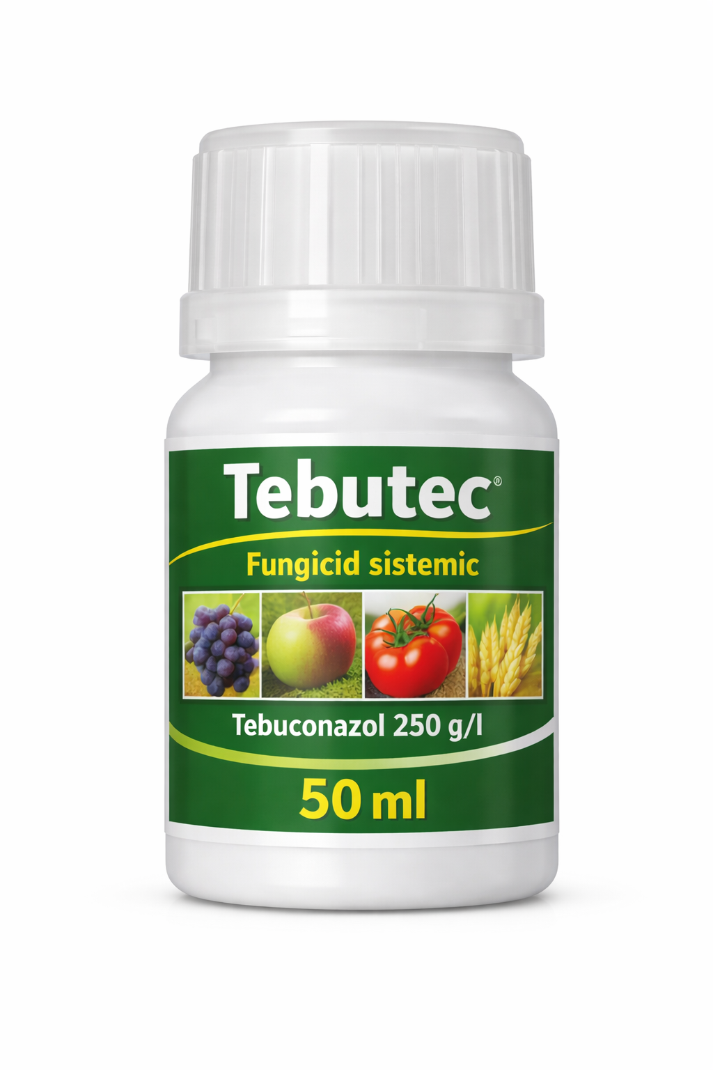 Tebutec 50 ml – Fungicid sistemic pe bază de tebuconazol pentru combaterea făinării și bolilor la pomi fructiferi și legume