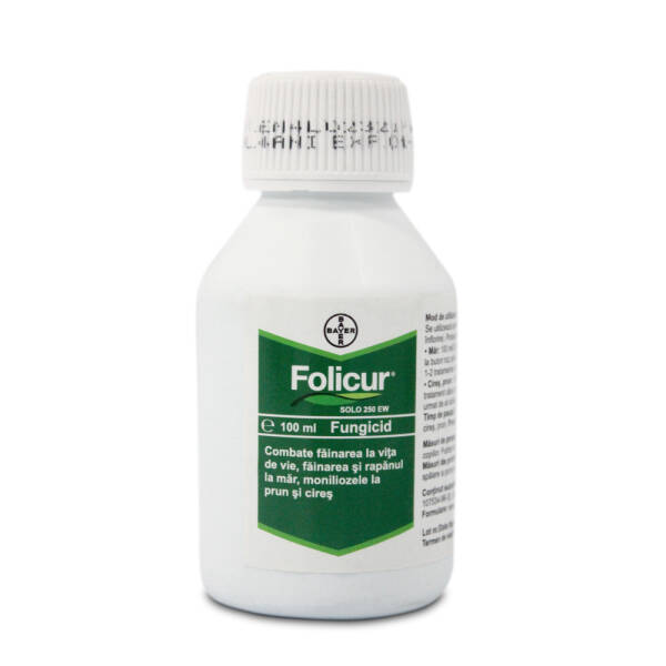 Folicur Solo 100 ml – Fungicid sistemic Bayer pentru combaterea bolilor la cereale, rapiță și legume
