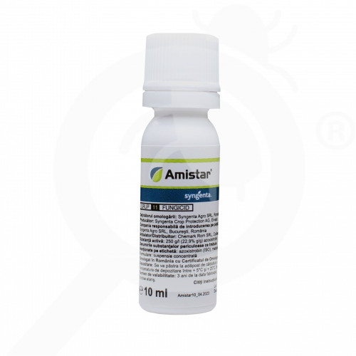 Amistar 10 ml – fungicid cu Azoxistrobin pentru combaterea făinării, alternariozei și pătărilor frunzelor