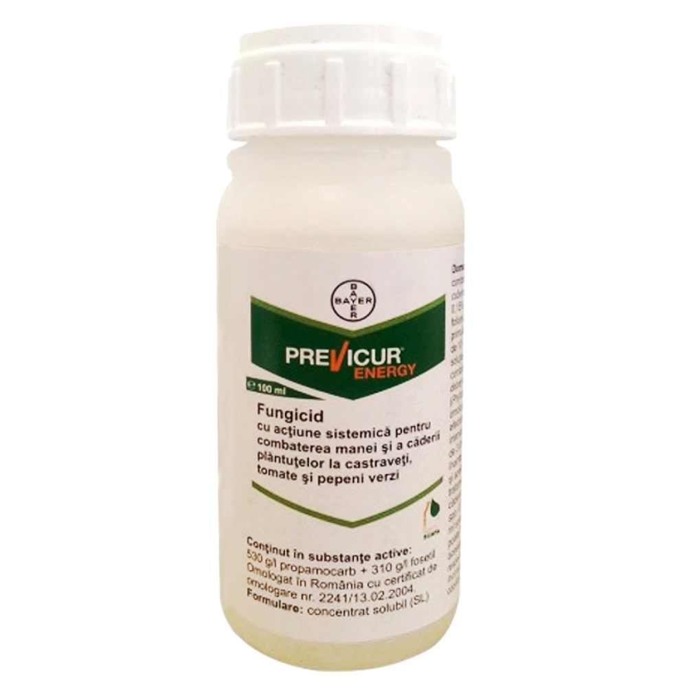 Previcur Energy 100 ml – Fungicid sistemic Bayer pentru combaterea căderii plăntuțelor și a putregaiurilor de rădăcină