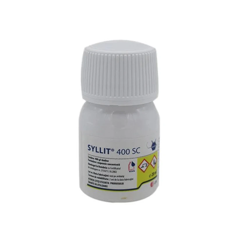 Syllit 400 SC 20 ml – Fungicid sistemic UPL pentru combaterea rapănului și bășicării frunzelor la pomi fructiferi