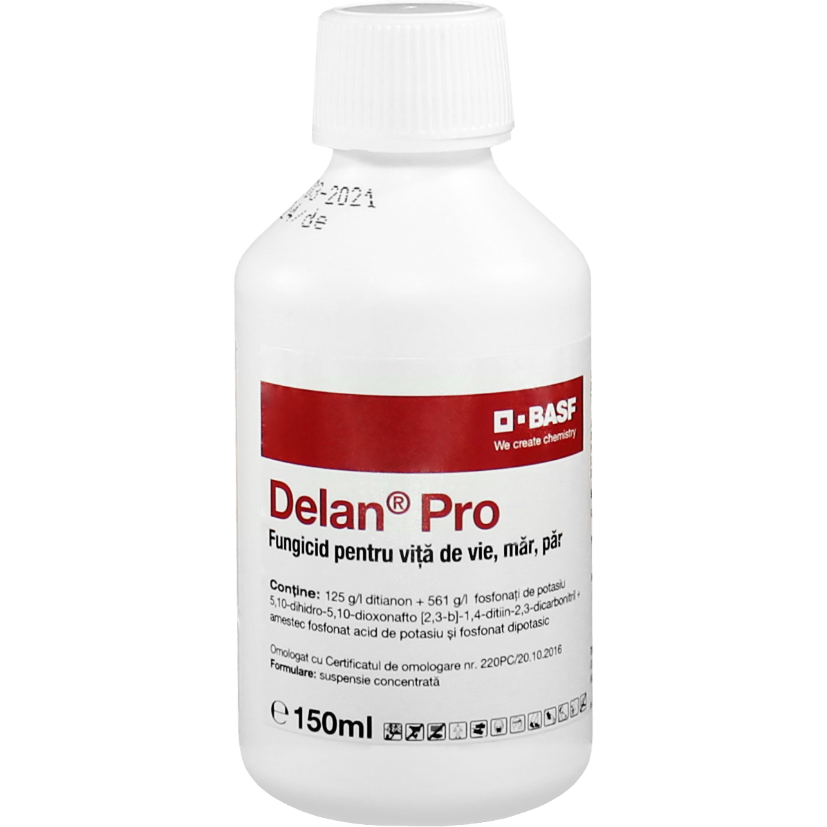 Delan Pro 150 ml – Fungicid BASF pentru combaterea rapănului la măr și păr