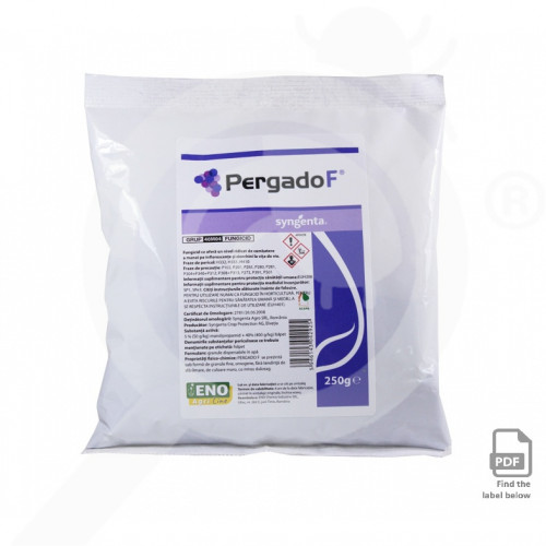 Pergado F 250 g – Fungicid Syngenta pentru combaterea manei la vița-de-vie