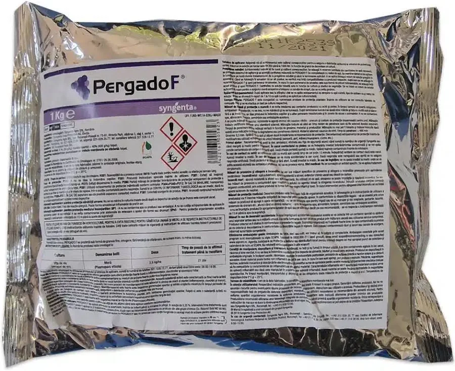 Pergado F 500 g – Fungicid Syngenta pentru combaterea manei la vița-de-vie